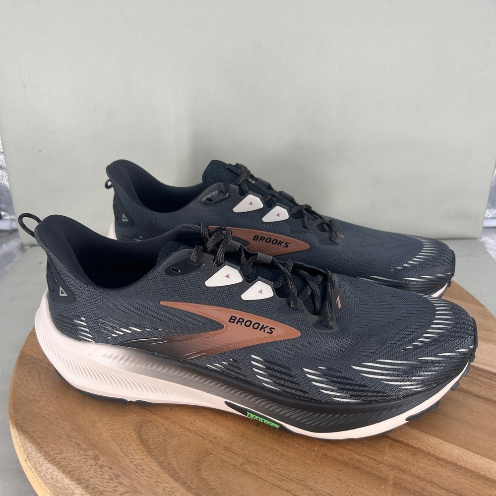 Brooks Ghost 17 Trail Mens Black Rose Gold Running Shoes 1104751D080 Size 15 D